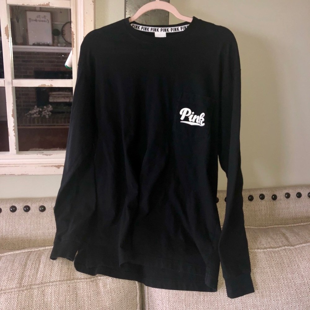 Victoria’s Secret PINK long sleeve pocket tee